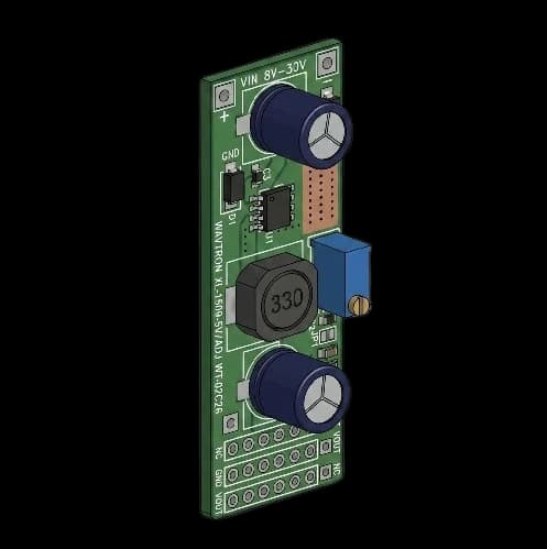 XL1509 Adjustable 30V buck (step-down) DC/DC converter - Image 1