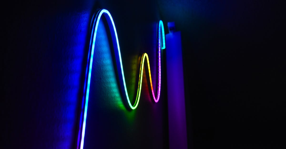 WS2812B addressable LED strip with colorful effects